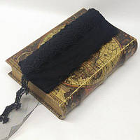 Мереживо на сітці (фатін)  7 см (13 м) колір чорний (77-LZ67-2)