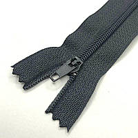 Блискавка брючна 18 см напівавтомат, сірий