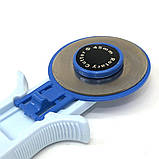 Ручний дисковий ніж для розкрою тканини (розкрійний ніж), 45 мм, фото 2