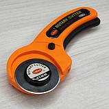 Ручний дисковий ніж для розкрою тканини (розкрійний ніж), 45 мм, фото 2