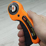 Ручний дисковий ніж для розкрою тканини (розкрійний ніж), 45 мм, фото 5