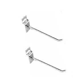 Гачки в Єкономпанель  10 см діаметр 4 мм хромований одинарний