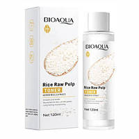 Тонер для обличчя Bioaqua Rice Raw Pulp Toner з рисовим екстрактом, 120мл