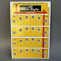 D=15 мм пришивні кнопки для одягу 24шт пластиковий колір прозорий