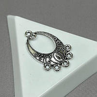 Конектор металевий «Медальйон» 18х31мм, Сталь