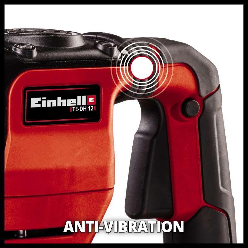 Відбійний молоток Einhell TE-DH 12 (4139100): 1050 Вт, 12 Дж, 4100 уд./хв., SDS Max патрон 3