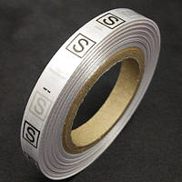 Розмірник атласний пришивний S 600шт. білий