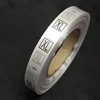 Розмірник атласний пришивний XL 600шт. білий