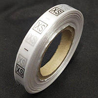 Розмірник атласний пришивний XS 600шт. білий