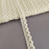 Мереживо лляне 1,3см - Бежевий (М6577)