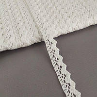 Мереживо лляне 1,3см - Білий (М6577)