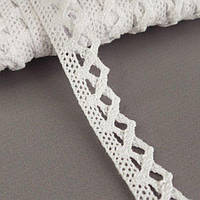 Мереживо лляне 1,5см - Білий (М6139)