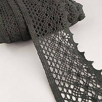 Мереживо лляне 10см - Чорний (М6059-2)