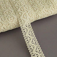 Мереживо лляне 2,5 см - Бежевий (М5012)