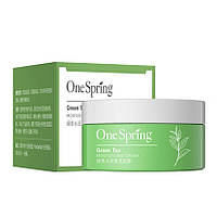 Зволожувальний крем для обличчя з екстрактом зеленого чаю One Spring, 50мл
