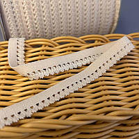 Резинка ажурна, оздоблювальна 11мм - бежевий #1