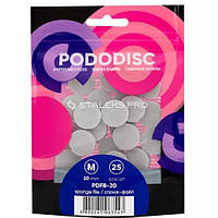 Спонж-файл полірувальник для педикюрного диска Staleks Pro 20мм, 25шт