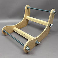 Верстат дерев'яний для бісероплетіння (для герданів) 22х17х15 см