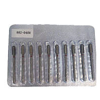 Алмазна фреза Циліндр №882/040R червона насічка