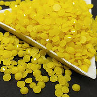 Стрази холодної фіксації акрилові SS16 - жовті #059 - 5гр/уп