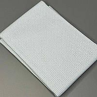 Канва Аїда 11 (40 кл/10 см) для вишивання щільна, 50х50см - білий