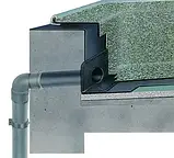 Парапетна воронка для бітумної гідроізоляції L 500 мм Ø 75 мм, фото 4