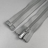 (сіра) Роз'ємна блискавка Баришівка 80см