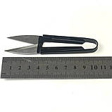 Ножиці для обрізання ниток 11 см - чорні, фото 5