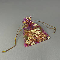 Мешочек подарочный из органзы 7х9 см - фіолетовий