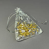 Мішечок подарунковий з органзи 9х12 см - білий