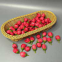 Бутон трояндочки 2 см - малиновий