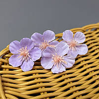 Штучна квітка вишні 3 см - бузковий