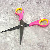 Ножиці канцелярські маленькі №6 – 14,5 см, фото 3