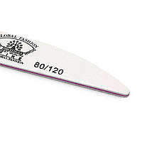 Пилка для нігтів Global Fashion 80/120