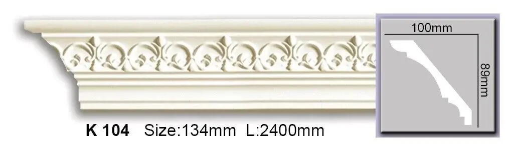 Карниз З Орнаментом Поліуретановий Harmony K 104 (2.00М)
