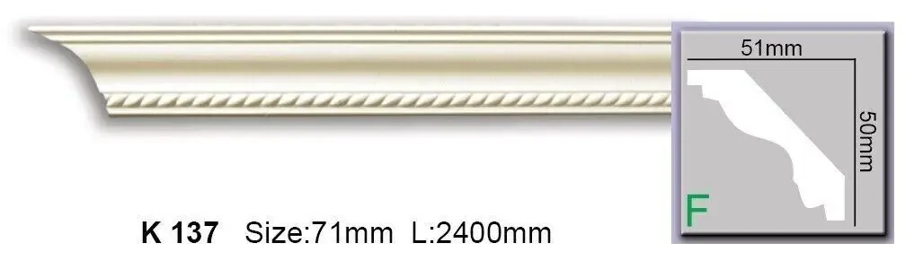 Карниз З Орнаментом Поліуретановий Harmony K 137 (2.00М)