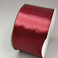 27 м - Стрічка атласна 5см (#063) - бордо