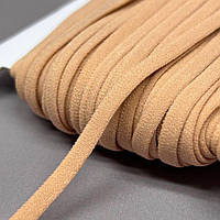 Резинка для бретель плоска 5 мм - бежева матова