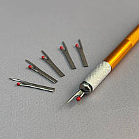 Розпорювач швів 14 см металевий + 5 шт змінних лез