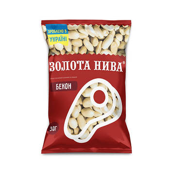 Арахіс смажений зі смаком бекону  ТМ "Золота Нива" 120 гр.