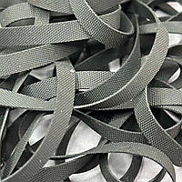 Латексна резинка для купальників 6 мм рифлена - чорна