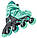 Роликові ковзани Globber 2в1 розмір 26-29 м'ятно-зелені (780-206), фото 7