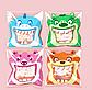 Пакети асорті Монстрики 10 х10 см прозорі подарункові з клейовим клапаном для солодощів набір 10 шт, фото 3