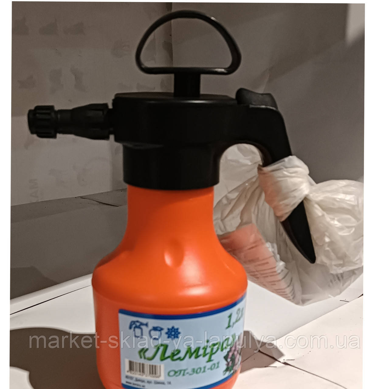 Обприскувач Леміра садовий 1.2 літра+комплект манжетів, фото 1