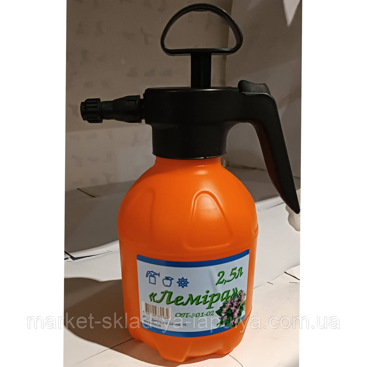 Обприскувач Леміра садовий 2.5 літра+ Комплект манжетів, фото 1