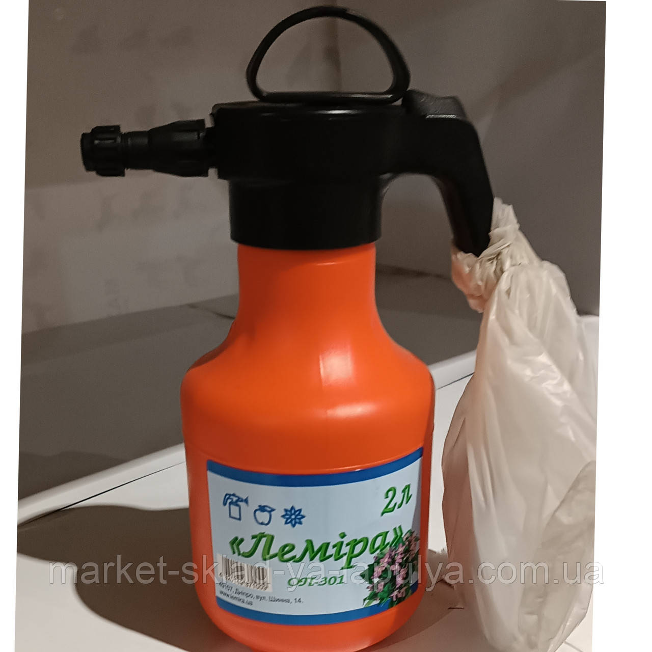 Обприскувач Леміра садовий 2л +комплект манжетів, фото 1