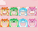 Пакети асорті 10х10 см Монстр різнокольоровий подарункові з липкою стрічкою фасувальні набір 10 шт, фото 2