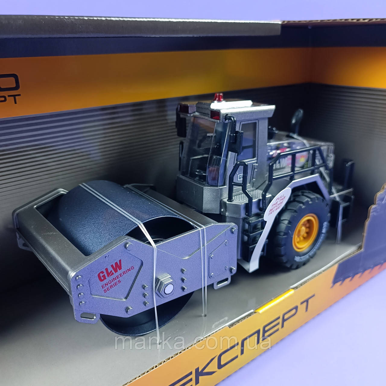 Спецтехніка Каток TK-31090 "Авто Експерт", 2 види, металопластик, 1:40, звук, світло, рухомі, фото 1