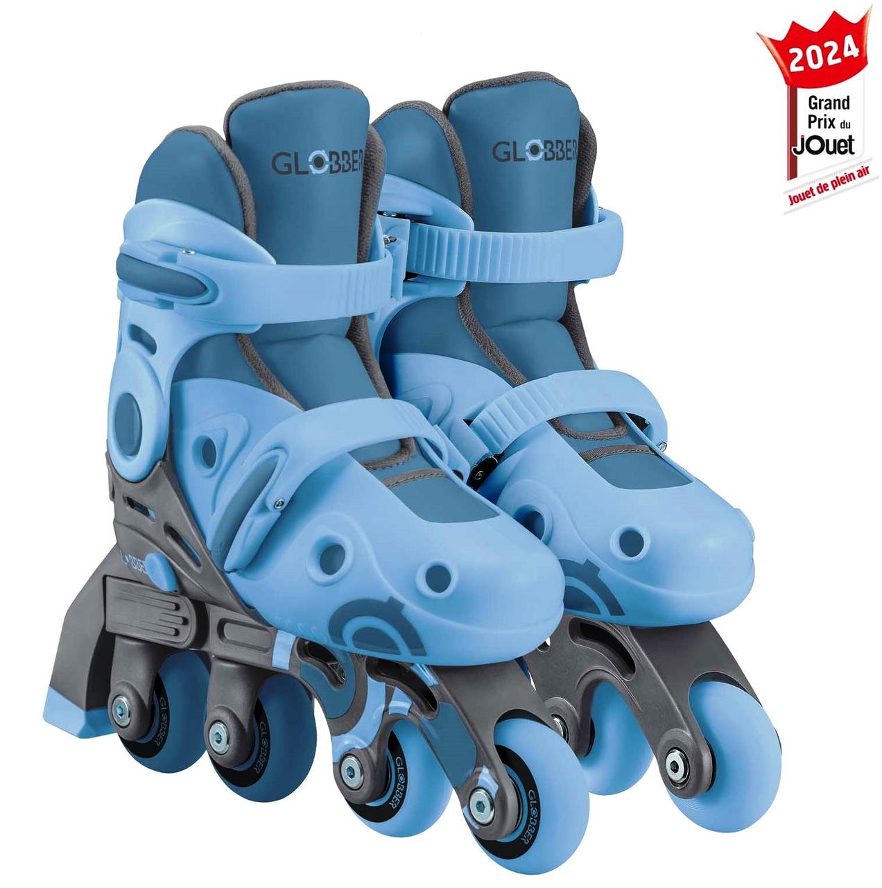 Роликові ковзани Globber 2в1 розмір 26-29 сіро-сині (780-200)