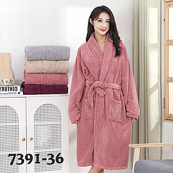 Халат універсальний фібра м'який і пухнастий